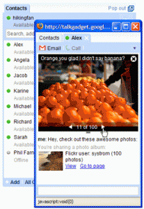 google talk gaget