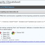 HTML5 Security Cheat Sheet