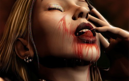 Provocative Vampire Wallpapers to Sink Your Teeth Into