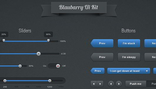 Blaubarry UI Kit