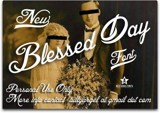 Blessed Day Font