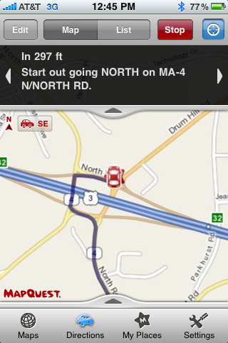 MapQuest 4 Mobile