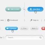 Rounded PSD Web UI Set