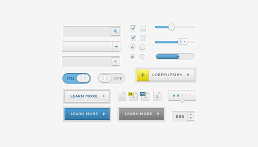 Sleek UI Element