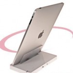 USB Sync & Charge Cradle-Docking Station (with AC Charger) for Apple iPad (Silver) (Includes OrionGadgets Accessory Pouch)