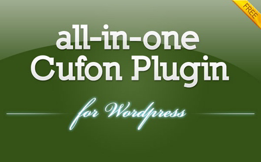 Cufon Typography Plugin