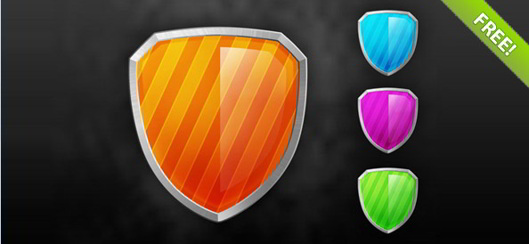 Glossy Shield Icon