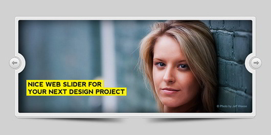 Modern Image Slider PSD