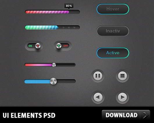 UI-Elements-PSD