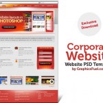 Corporate Website Psd Template