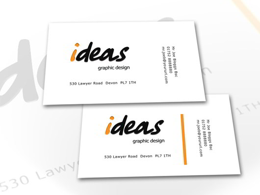 Ideas Free Business Card Template
