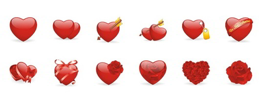 Valentine Love Icon Set