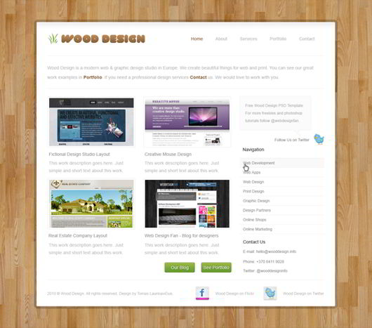 wood-design-free-psd-template-preview