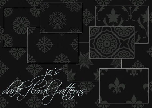 10_Dark_Floral_PS_Patterns_by_gojol23