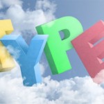 3D Text in Clouds