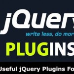 8 Fresh and useful jquery plugins