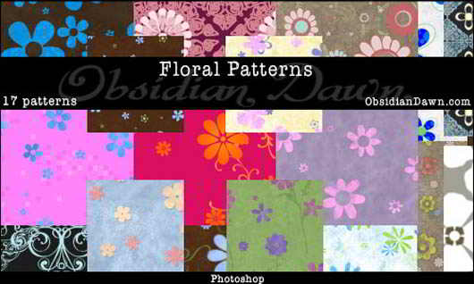 Floral Photoshop Patterns