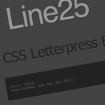 Letterpress Effect with CSS Text-Shadow