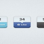 Share Button PSD