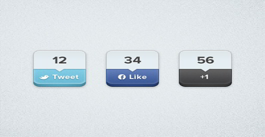 Share Button PSD