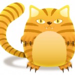 Striped Cat with Illustrator