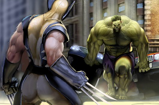 Wolverine VS Hulk