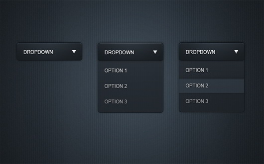 dropdown Menu Buttons