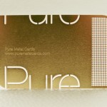 Brass Metal Business Card
