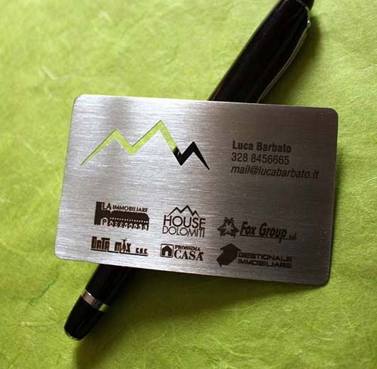 Laser Cut Barbato Business Card