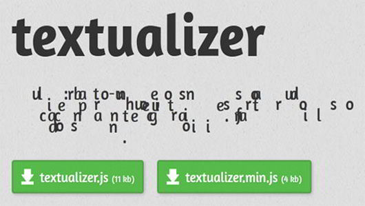 jquery-textualizer