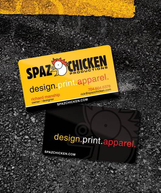 Spaz_Chicken_Business_Card