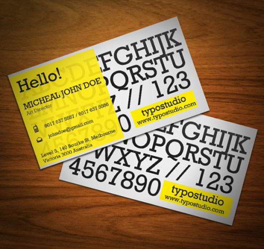 alphabet-business-card