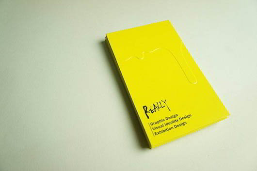 really-yellow-business-card