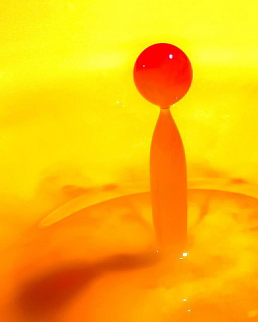 red-water-drop-in-orange