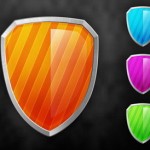 glossy-shield-psd