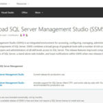 Download SQL Server Management Studio