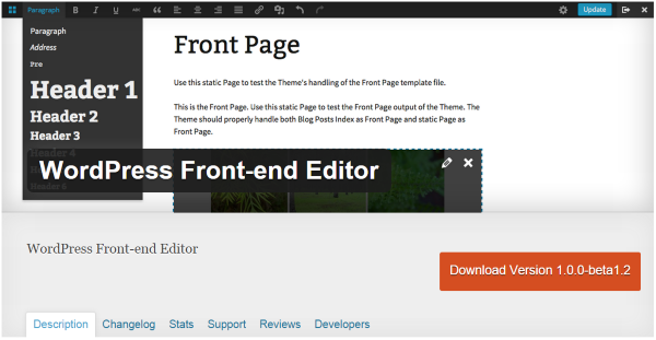 wp-front-end-editor