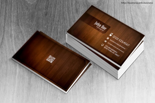 wood-business-card-mockup