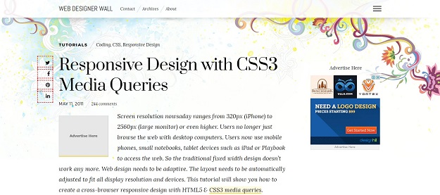 Responsive Design with CSS3 Media Queries