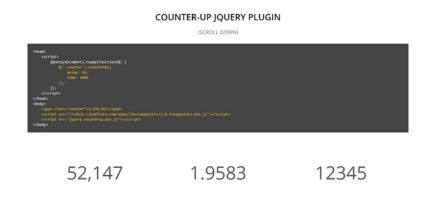 counter up jquery plugin