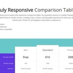 truely responsive comparison table