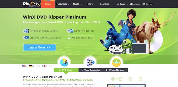 winx dvd ripper not copying whole movie