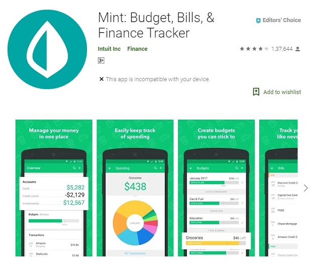 personal budget app android template
